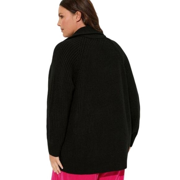TORRID Plus Size Shaker Stich Thick Warm Cardigan Zip- Sweater/ Jacket - Picture 10 of 16